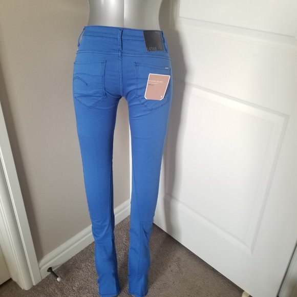 G-STAR RAW Arc 3D Super Skinny Colour Women Slim Fit (Deep Ink) - Picture 2 of 12